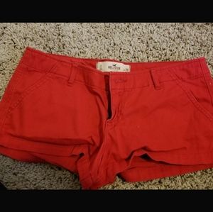 Red Hollister Shorts